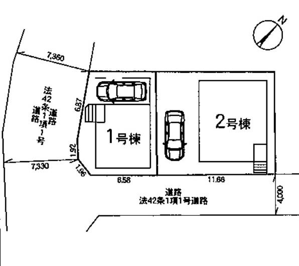 白岡市小久喜第１４　全２棟　１号棟