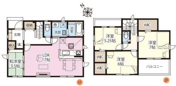 GRAFARE宮代町本田３期　全６棟　３号棟