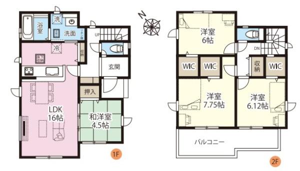 GRAFARE宮代町本田３期　全６棟　６号棟