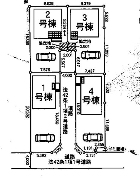 宮代町本田第１３　全４棟　４号棟