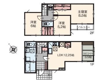久喜市久喜東１丁目　全３棟　１号棟
