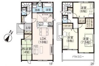 GRAFARE幸手市幸手６期　全２棟　２号棟