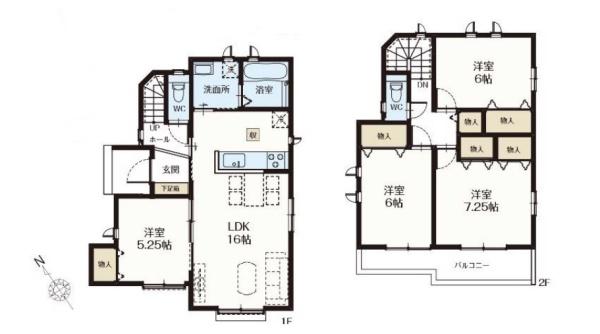久喜市吉羽２期　全９棟　A号棟