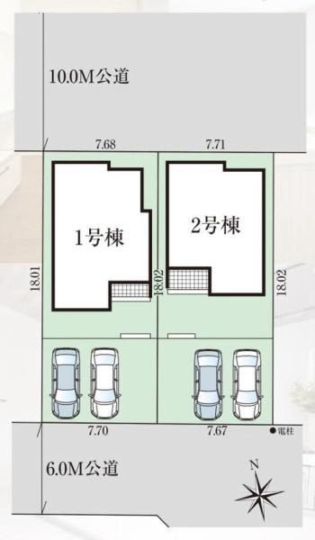 久喜市青葉５期　全２棟　２号棟