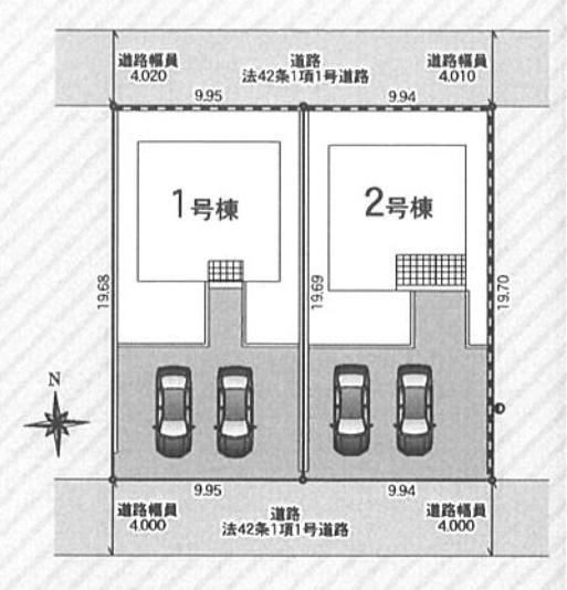 幸手市西第６　全２棟　１号棟