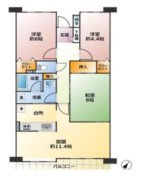 グリーンステージ杉戸高野台壱番館