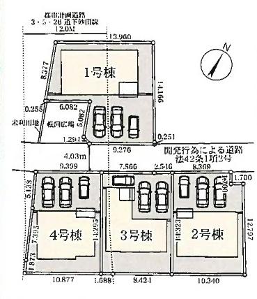 久喜栗橋東第２　全４棟　４号棟