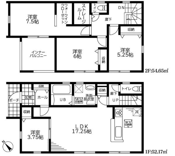 加須市南大桑 全7棟 1号棟