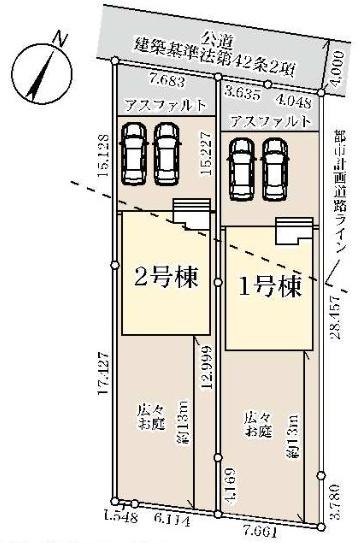 白岡市白岡８期　全２棟　１号棟