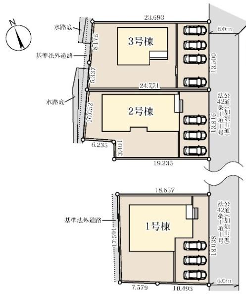 加須市日出安　全３棟　２号棟