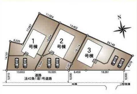 杉戸町遠野第３　全３棟　１号棟