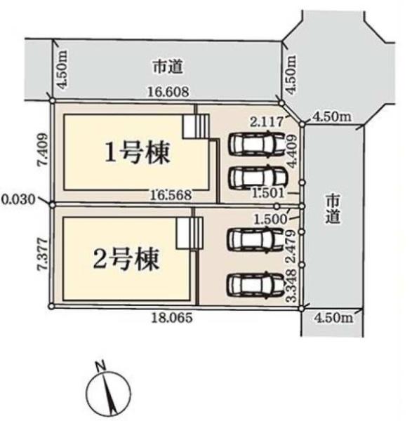 幸手市東４丁目　全２棟　２号棟