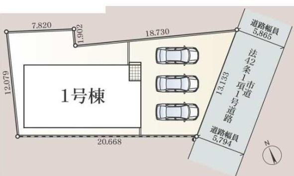 幸手市下吉羽第１　全１棟　１号棟