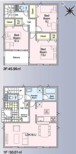 幸手市中第１１　全３棟　３号棟