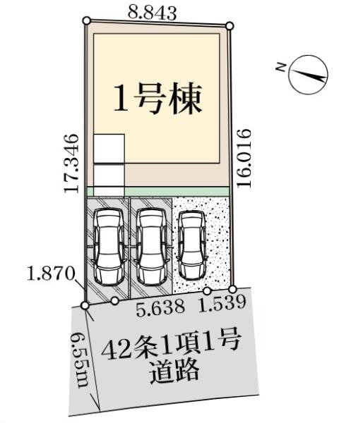 白岡市篠津第３　全１棟