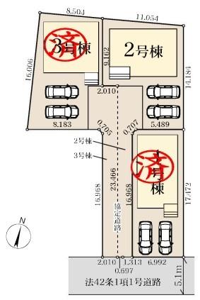 白岡市白岡７期　全３棟　２号棟