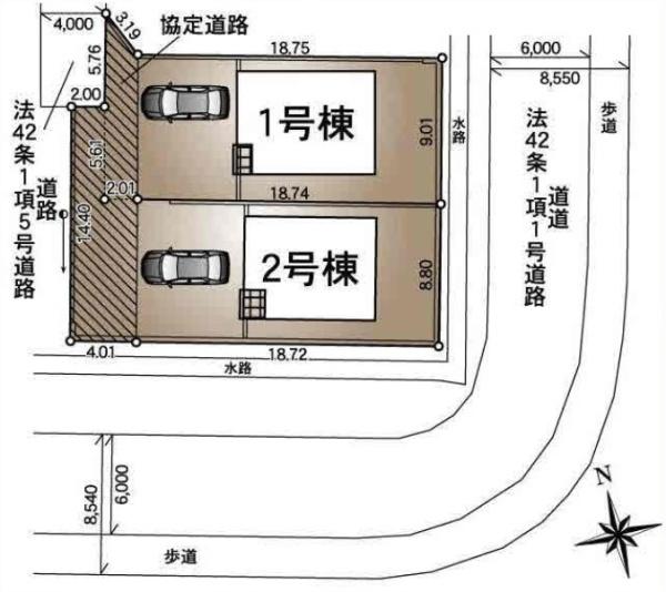 幸手市上高野第９　全２棟　２号棟