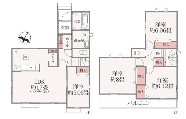久喜市西大輪５丁目　全２棟　Ｂ号棟
