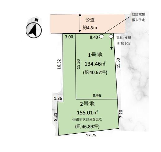 白岡市篠津４期　全２区画　１号地