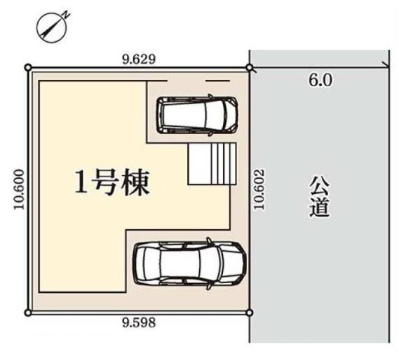 白岡市小久喜２期　全１棟　１号棟