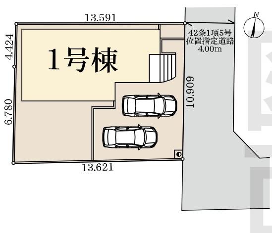 白岡市篠津３期　全１棟　１号棟