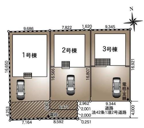 幸手市北第１４　全３棟　１号棟