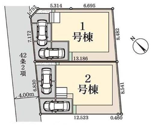 久喜市久喜北　全２棟　２号棟