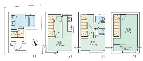 横浜市中区日ノ出町２丁目中古戸建　オーナーチェンジ物件