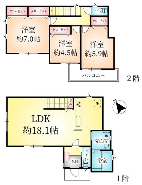 横須賀市佐原３丁目の新築一戸建