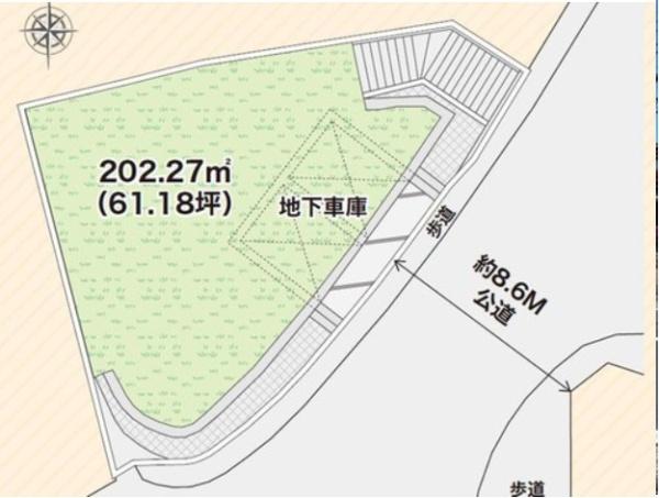 阿部倉　建築条件なし　売地