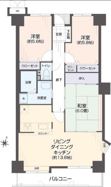 サーパスシティ前原参番館904号室