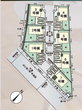 糸島市二丈深江第３　新築分譲全７棟