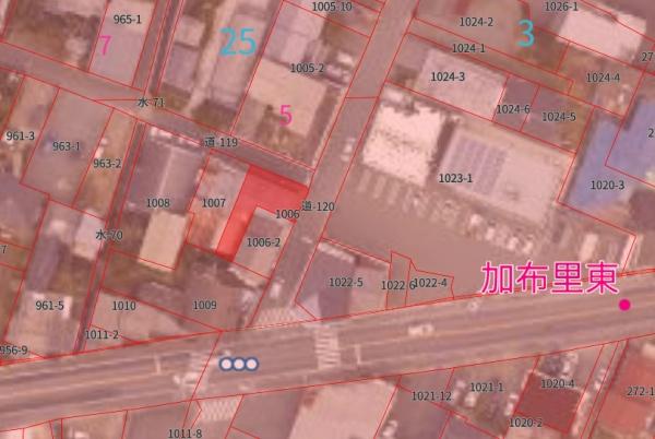 糸島市加布里５丁目古家付き土地