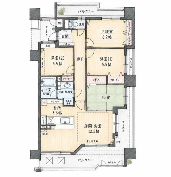 エイルヴィラミレニアムタワー前原１５