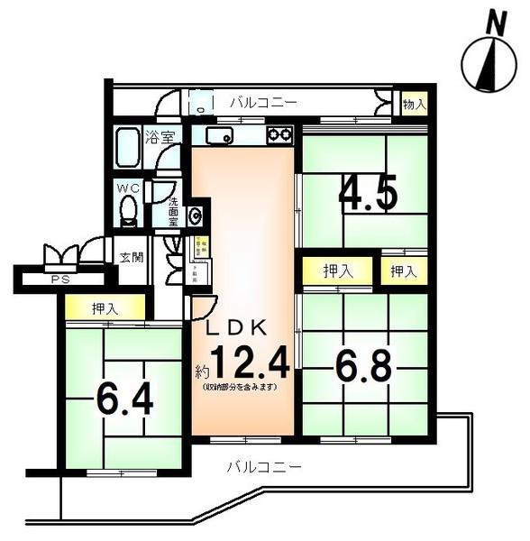 南円明寺ヶ丘団地6棟