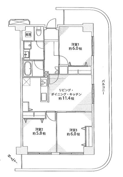 コトーハイツ伏見稲荷Ｃ棟