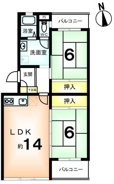 嵐山ロイアルハイツ6号棟
