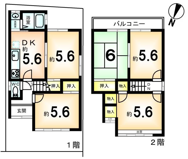 京都市西京区樫原宇治井町の中古一戸建て