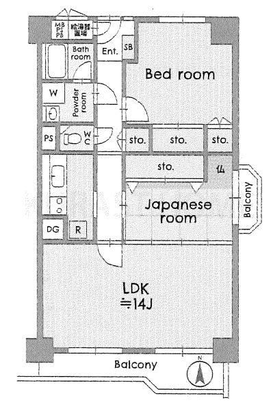桂川ハイツ１号館