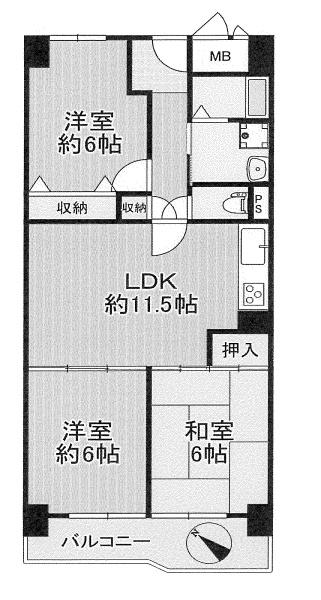 桂川ハイツ5号館