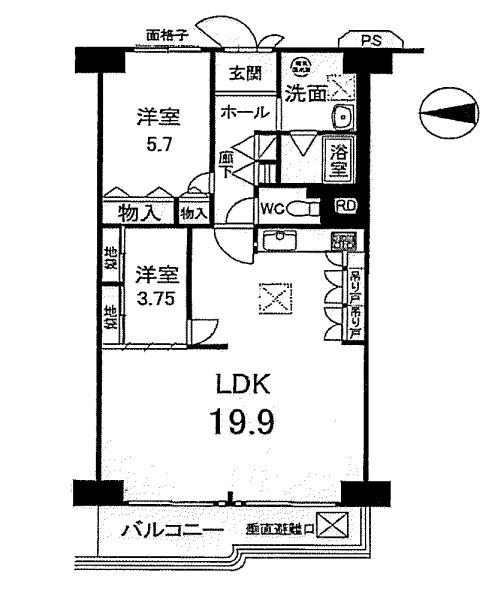 西ノ京スカイハイツＡ棟