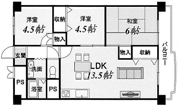 向島ニュータウン第3街区C棟