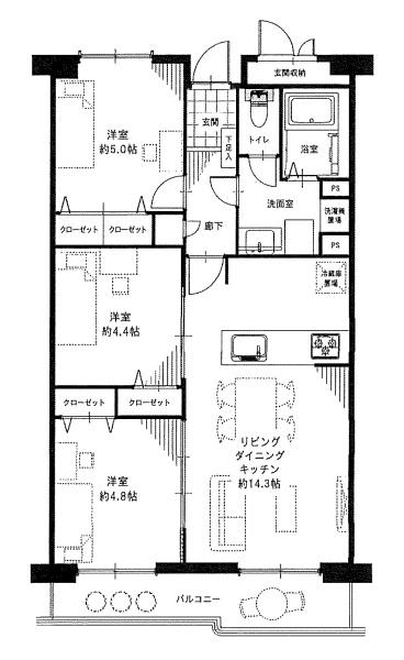ハイム伏見Ｂ棟