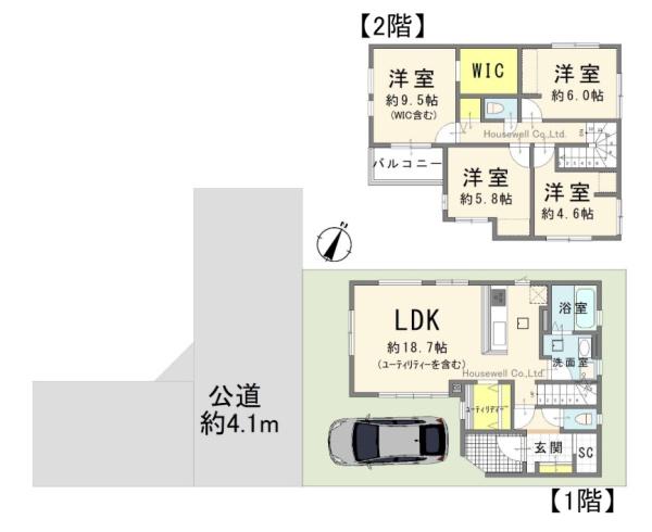 春日部市備後西１丁目の新築一戸建