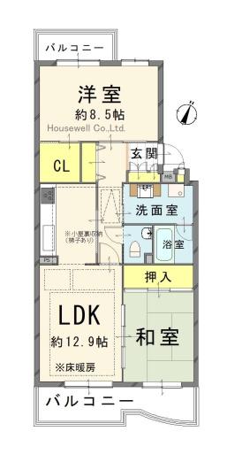シャレール東坂戸１号棟