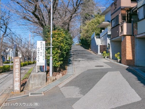 川口市芝2丁目の新築一戸建(川口市立芝中学校)