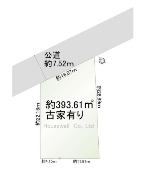 鴻巣市三町免の売土地