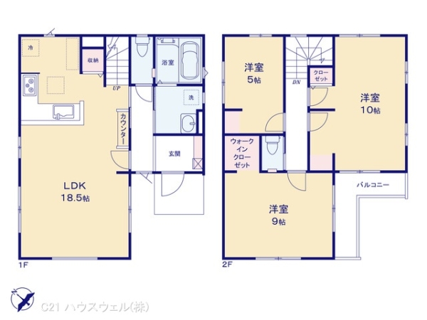 上尾市柏座３丁目の新築一戸建