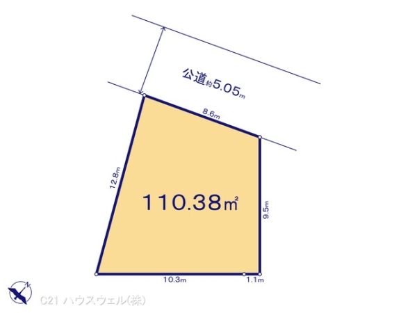 桶川市大字上日出谷の売土地