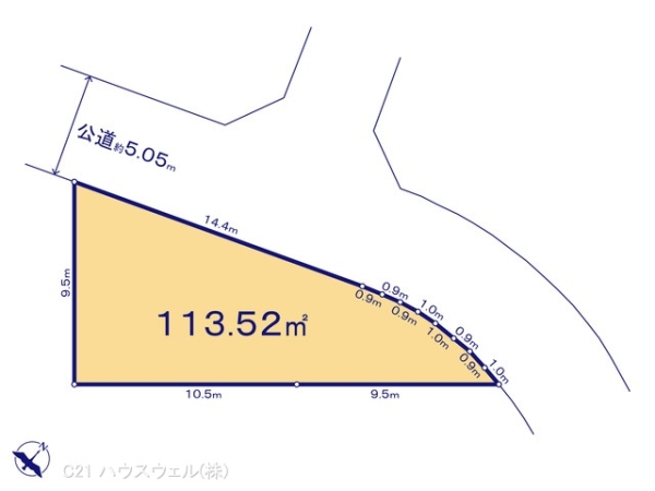桶川市大字上日出谷の売土地